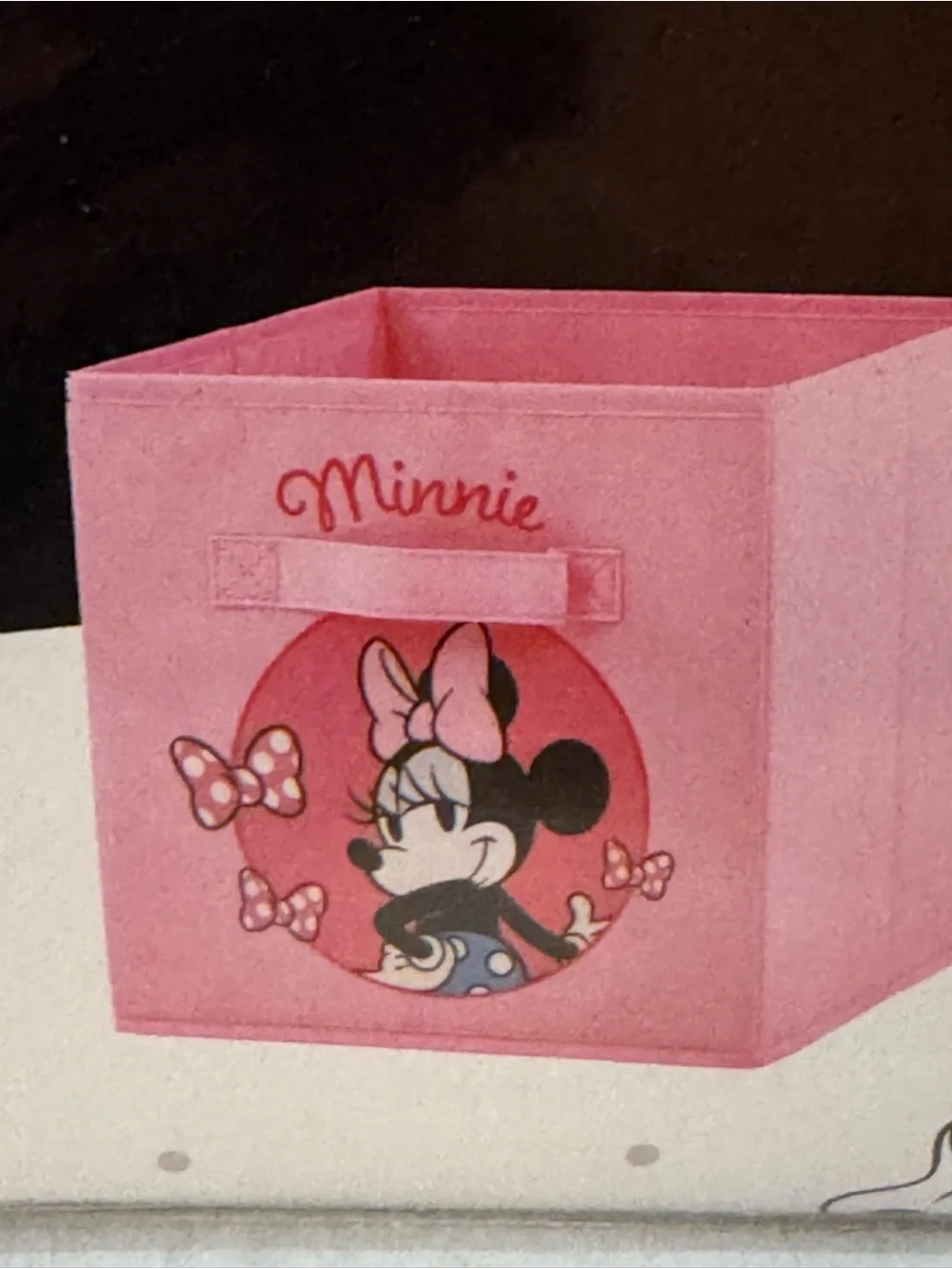 2 Disney Minnie MouseFabric Storage Cube
